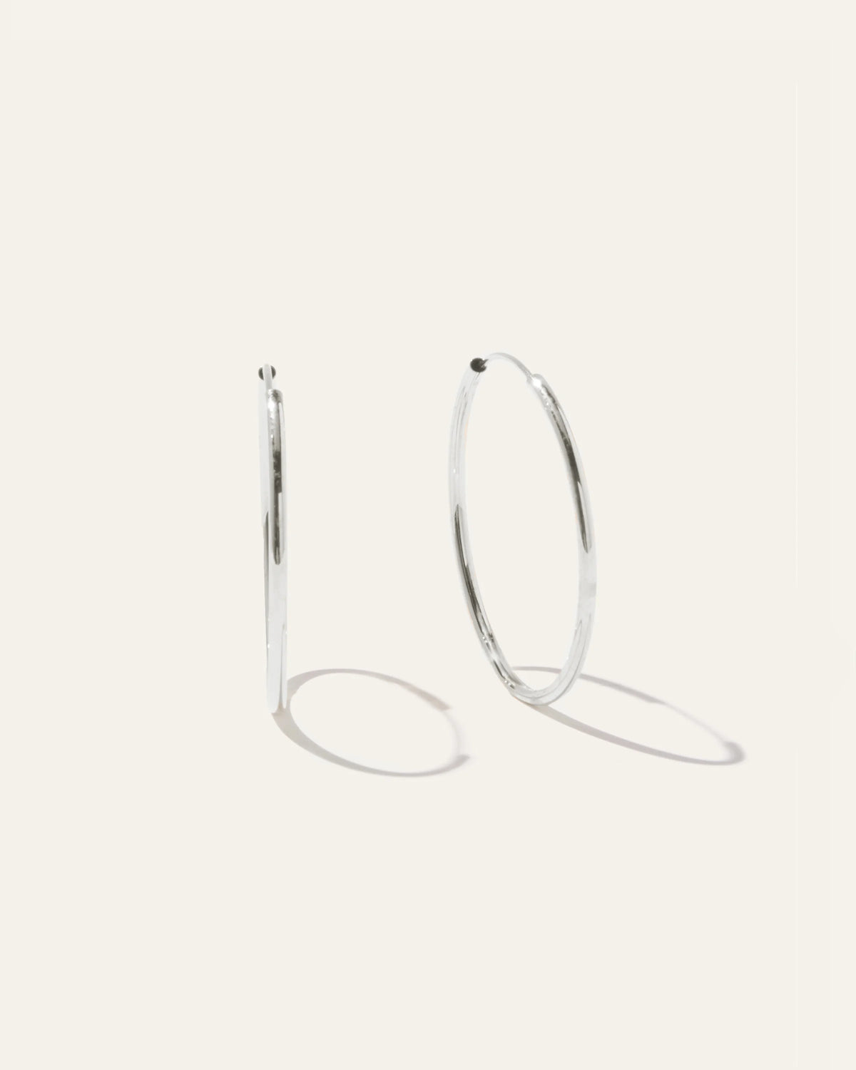 14K Gold Everyday Hoops - One Size / Yellow Gold