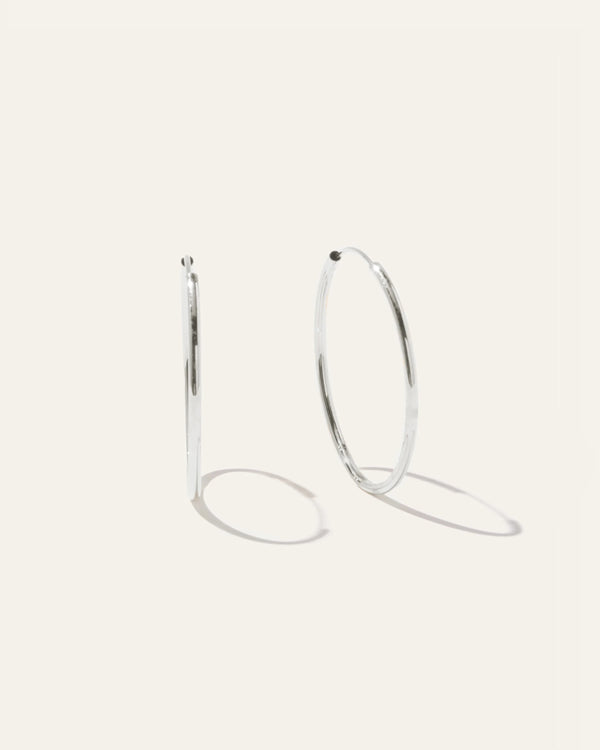 14K Gold Everyday Hoops - One Size / Yellow Gold