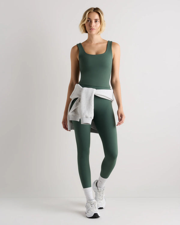 Power-Up Scoop Neck Bra Tank - XS / Classic White