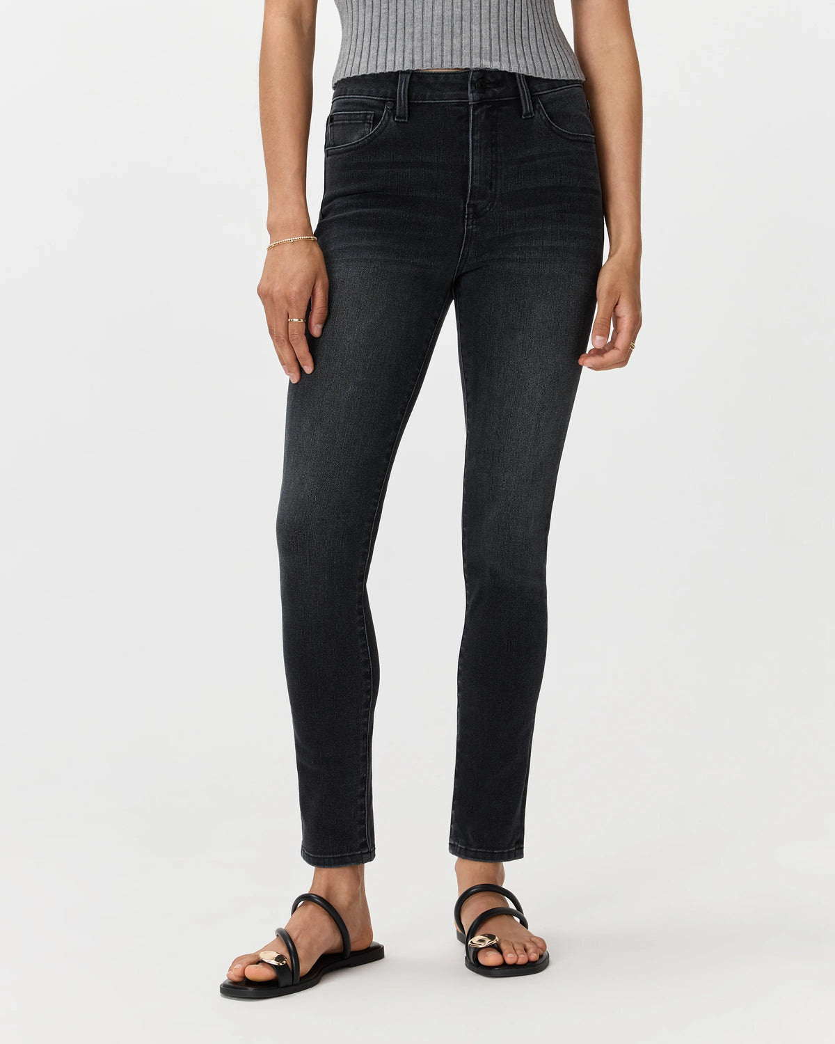 Bella Stretch Skinny Jeans - 24 / Black
