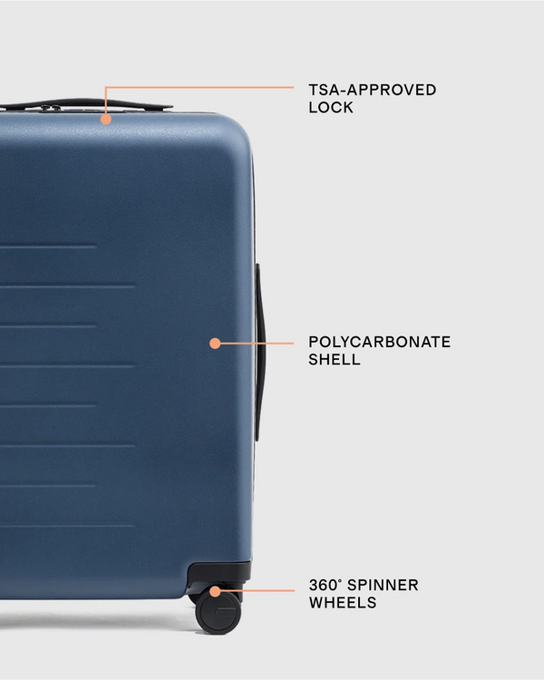 Expandable Carry-On Suitcase - One Size / Dark Green