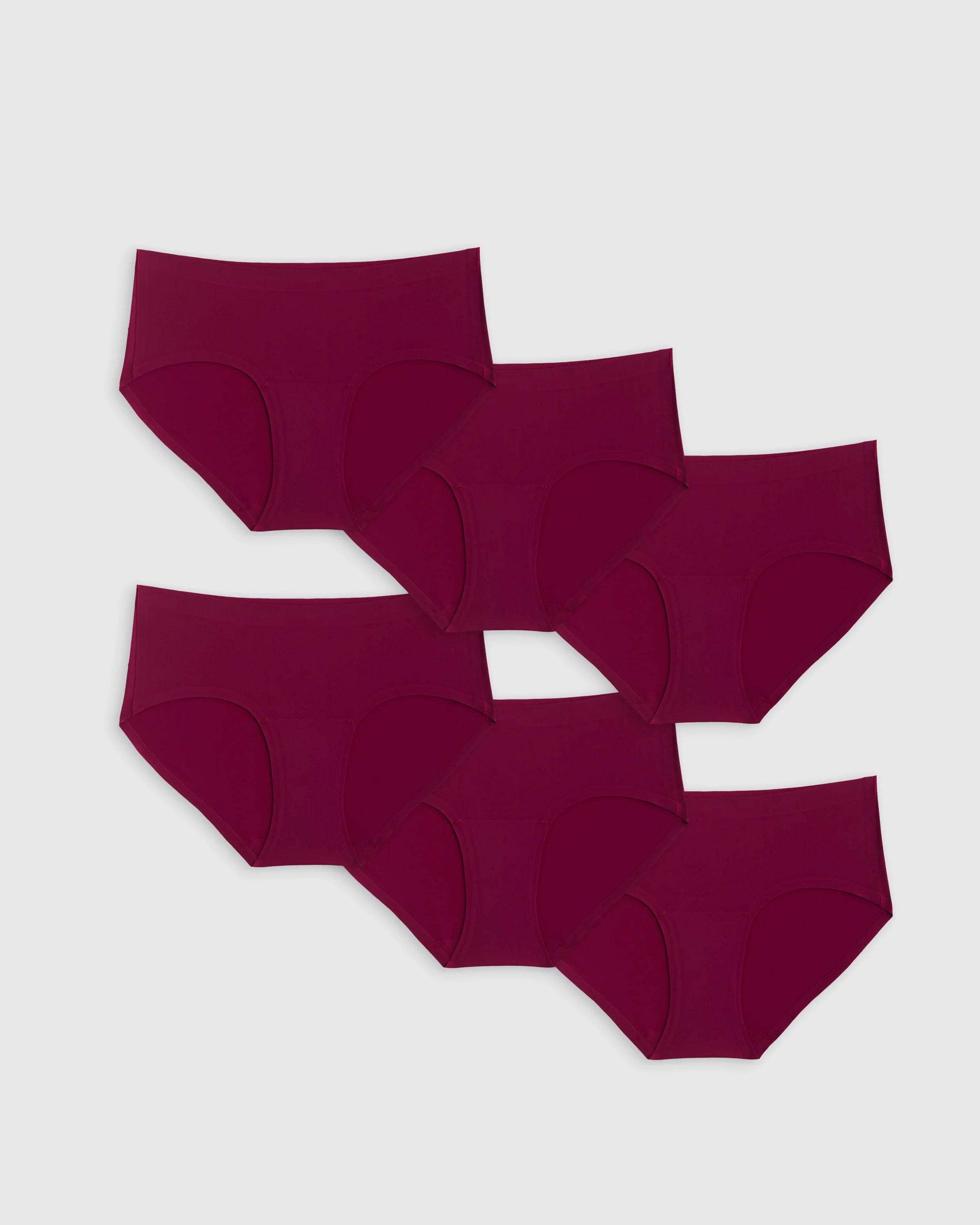 Invisible Bonded Brief (6-Pack) - XS / Plum Secondary image