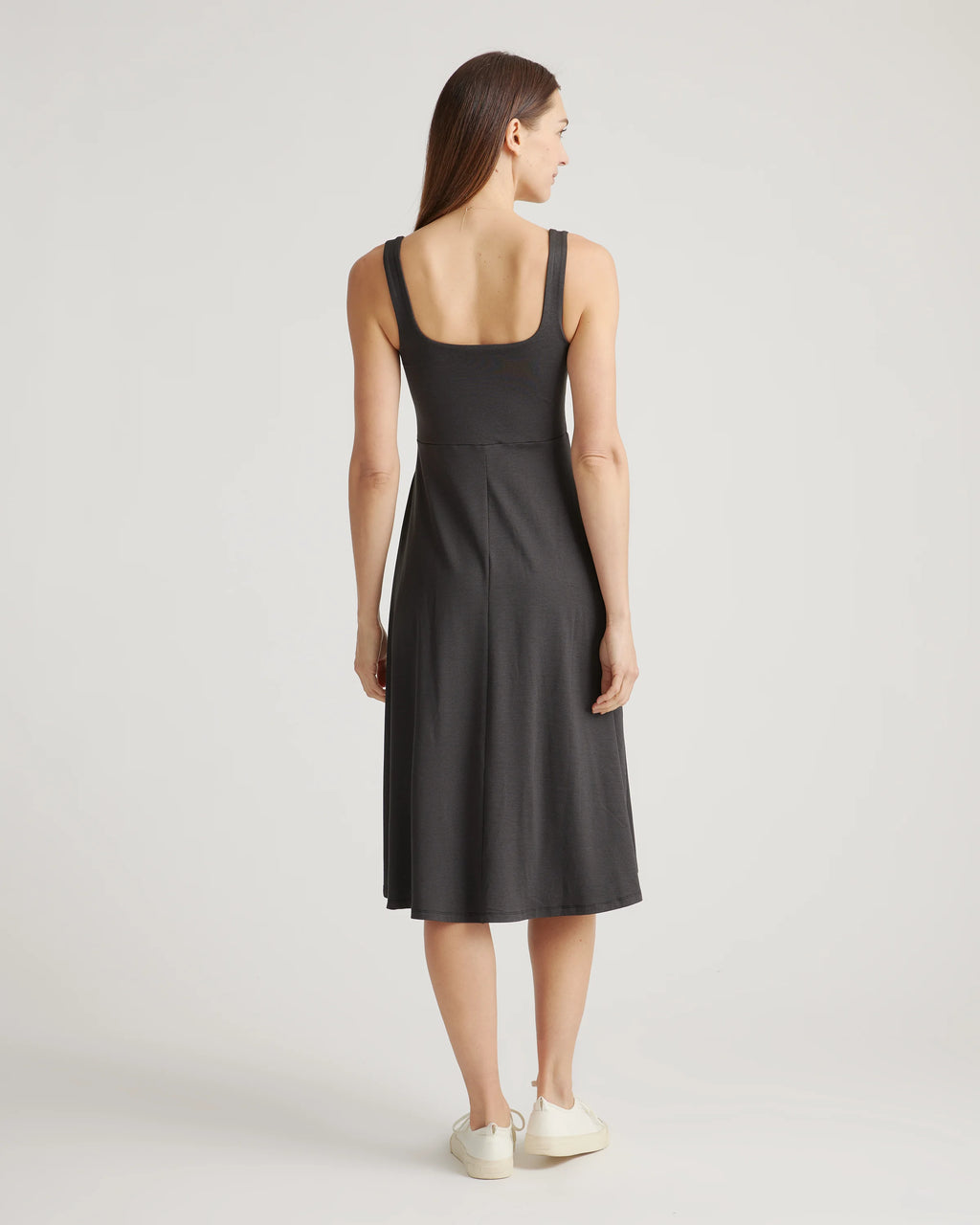 Flowknit Breeze Fit & Flare Dress - XS / Heather Green