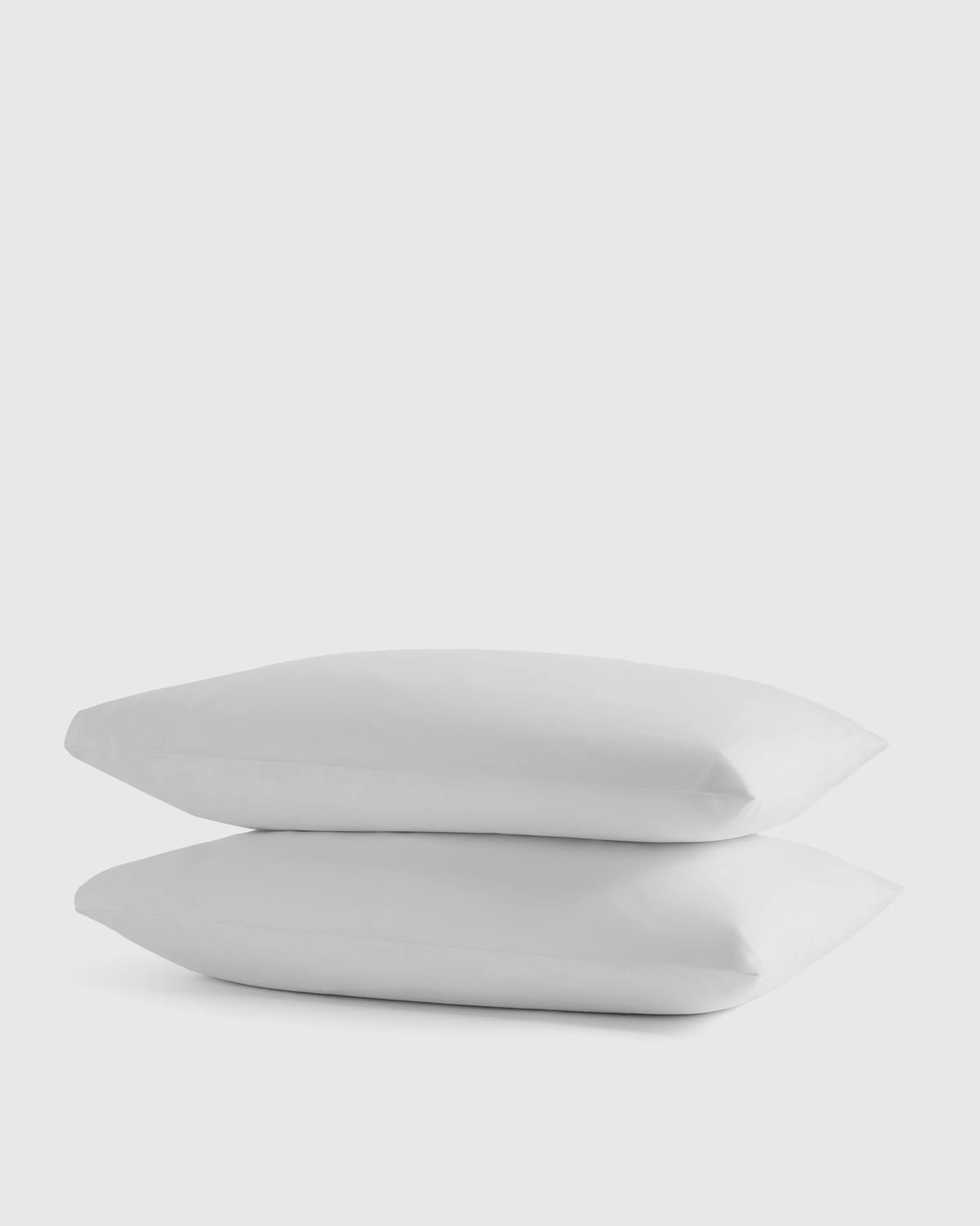 Organic Crisp Percale Pillowcase Set - Standard / White Main image