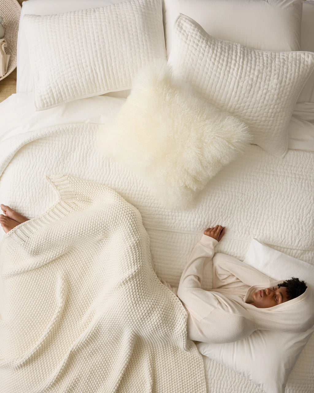 Cotton Fisherman Throw - 50x60 / Espresso