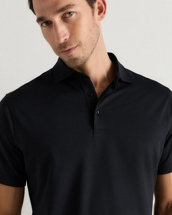 Performance Mesh Golf Polo - S / Navy