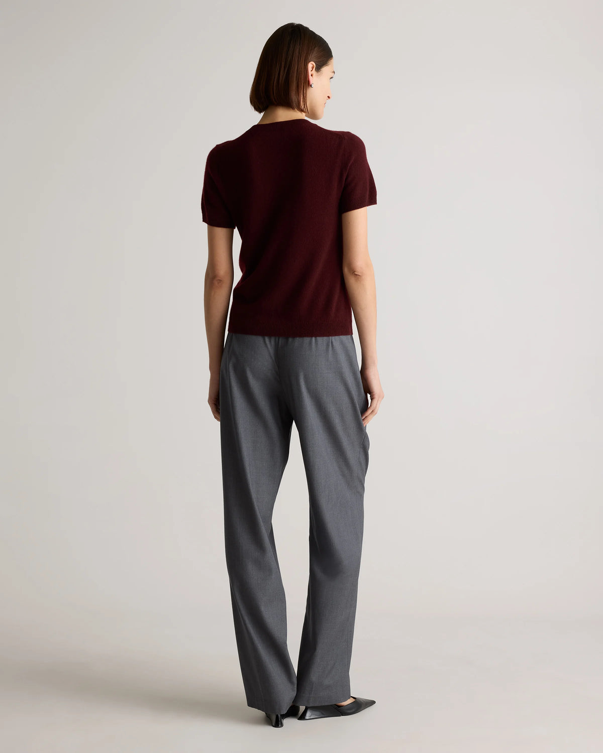 Mongolian Cashmere Tee - XS / Pale Custard Yellow