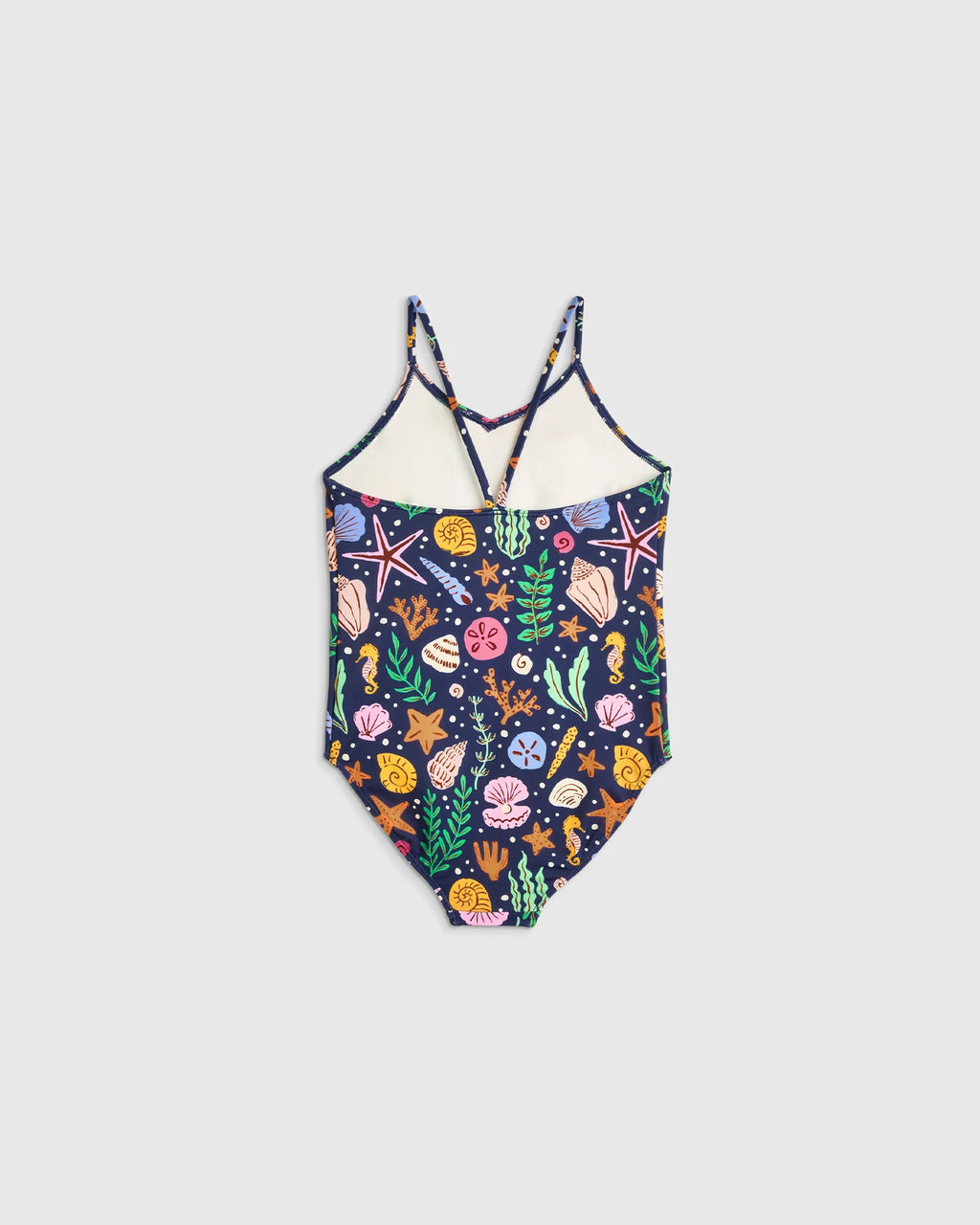 One-Piece Swimsuit - 2T / Wavy Fish