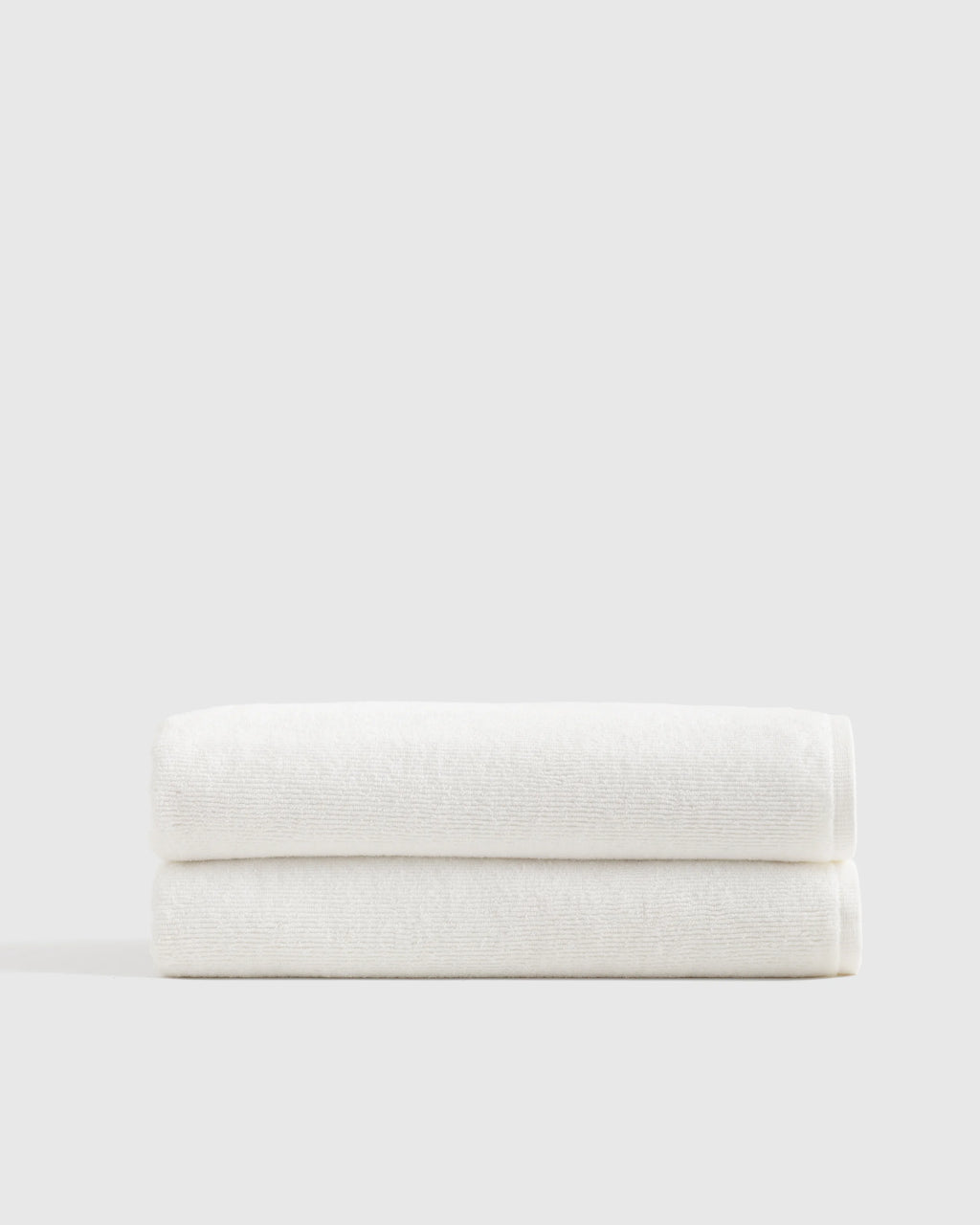 Turkish Ribbed Quick Dry Bath Sheet (Set of 2) - One Size / Mineral