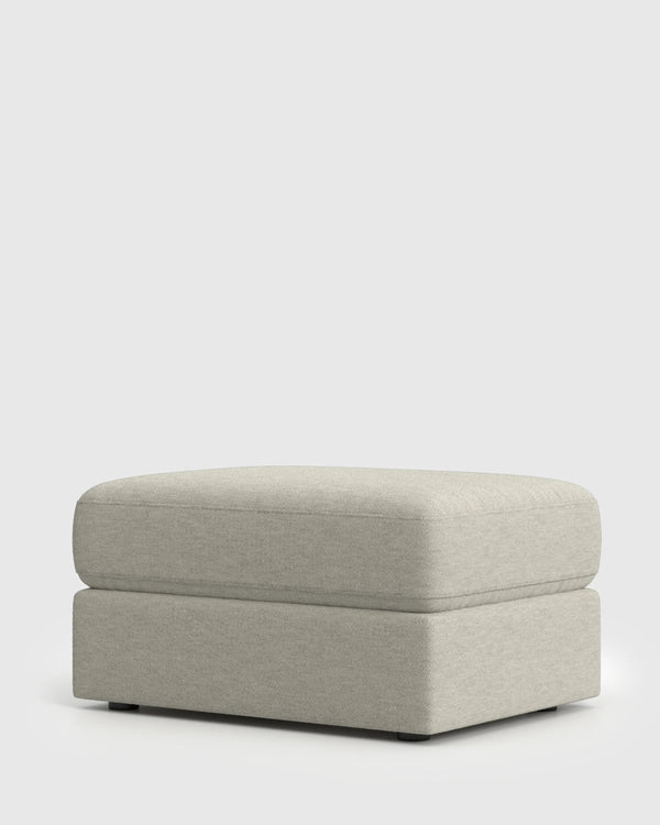 Ashford Deep Seat Ottoman in Performance Basketweave - One Size / Navy