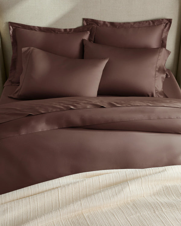 Signature Giza Cotton Sateen Pillowcase Set - Standard / White