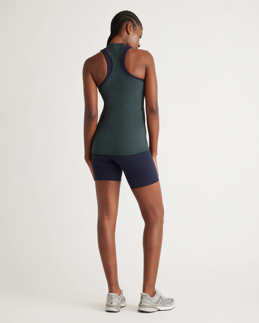 Flowknit Breeze Racerback Tank - XS / Heather Green