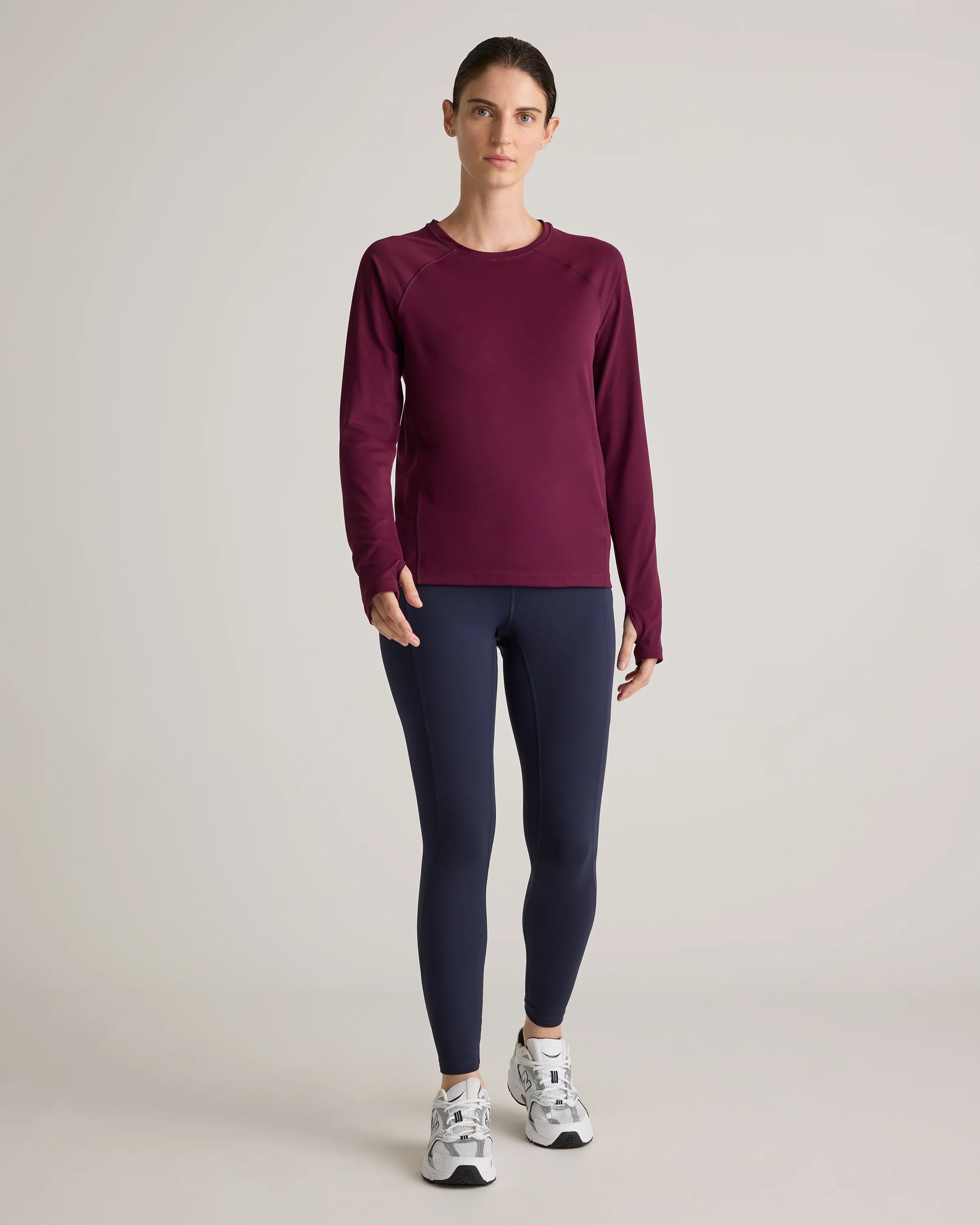 Ultra-Form Long Sleeve Top - XS / Plum Secondary image