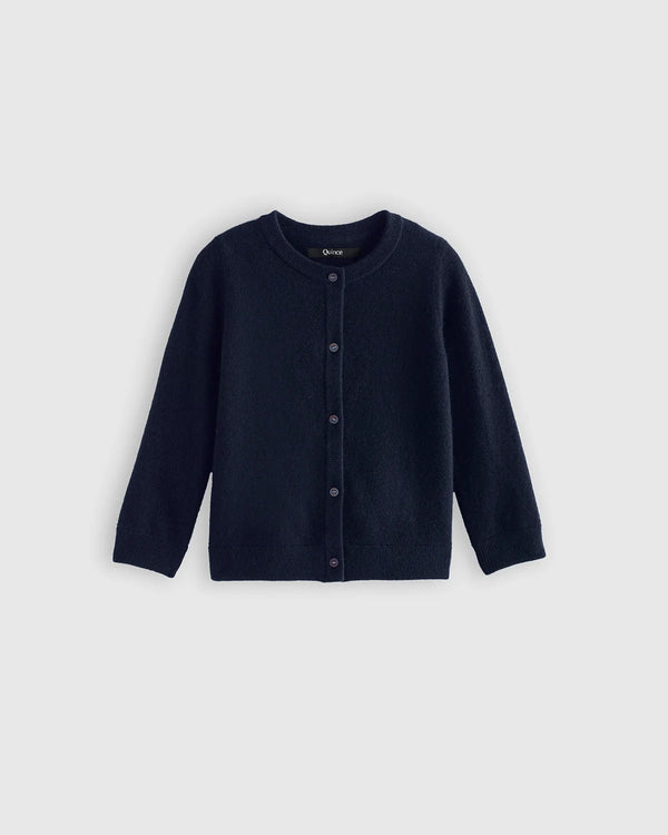 Washable Cashmere Cardigan - 6 / Heather Grey