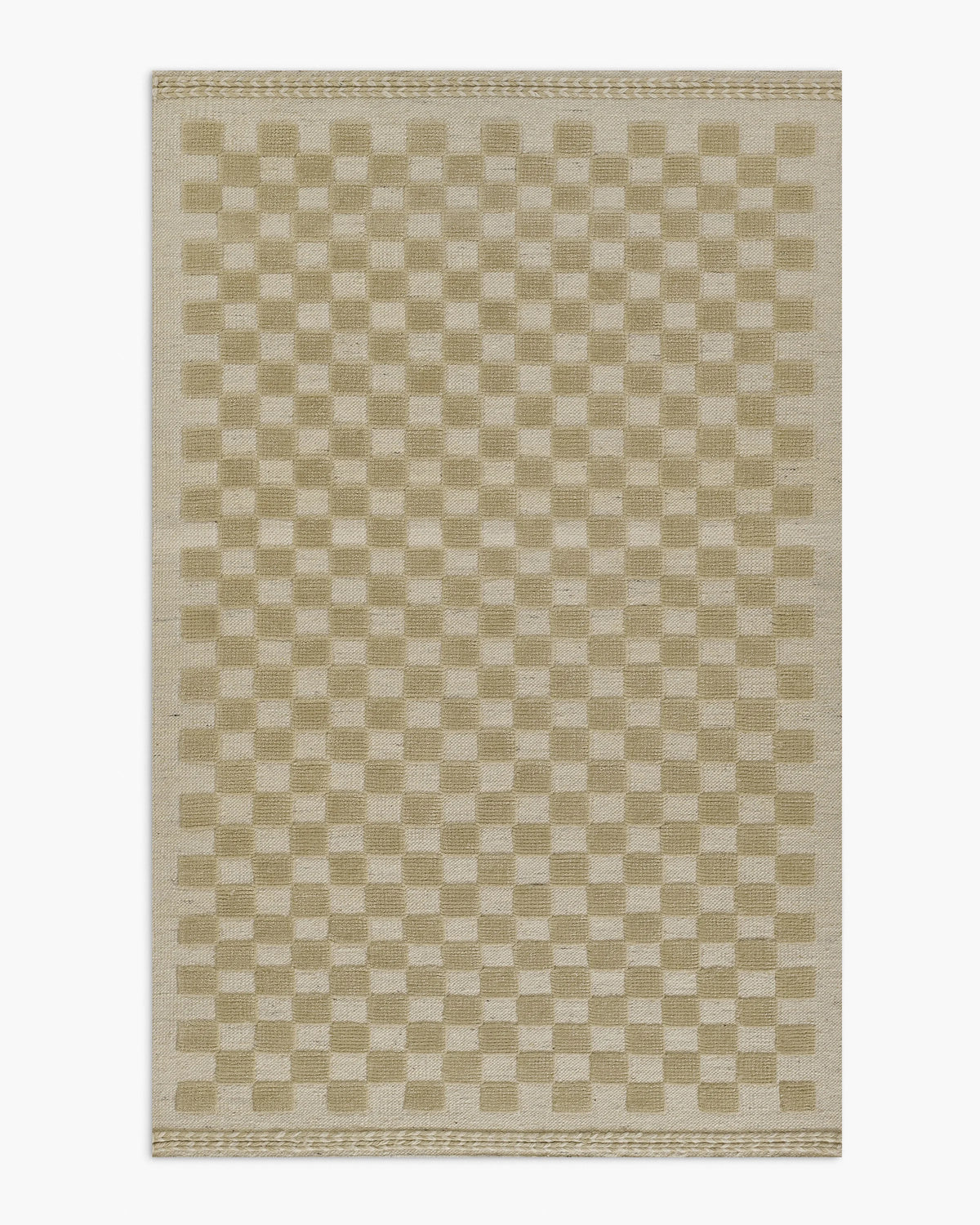 Romy Handwoven Wool Rug - 5' x 8' / Beige Main image