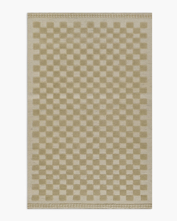 Romy Handwoven Wool Rug - 5' x 8' / Beige