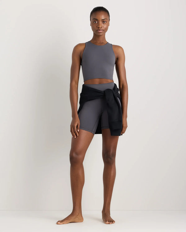 Ultra-Form High-Neck Cropped Tank - XS / Black Camo