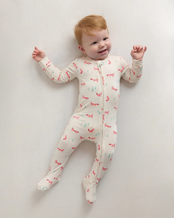 Bamboo Footie Pajama - 0-3M / Ice Cream Bears