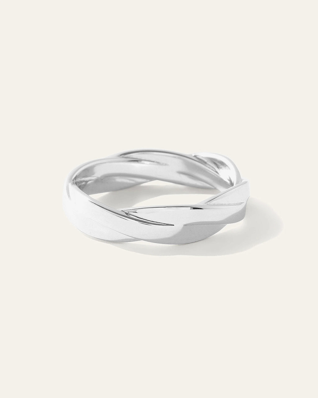 Silver Twisted Cable Band - 7 / Sterling Silver