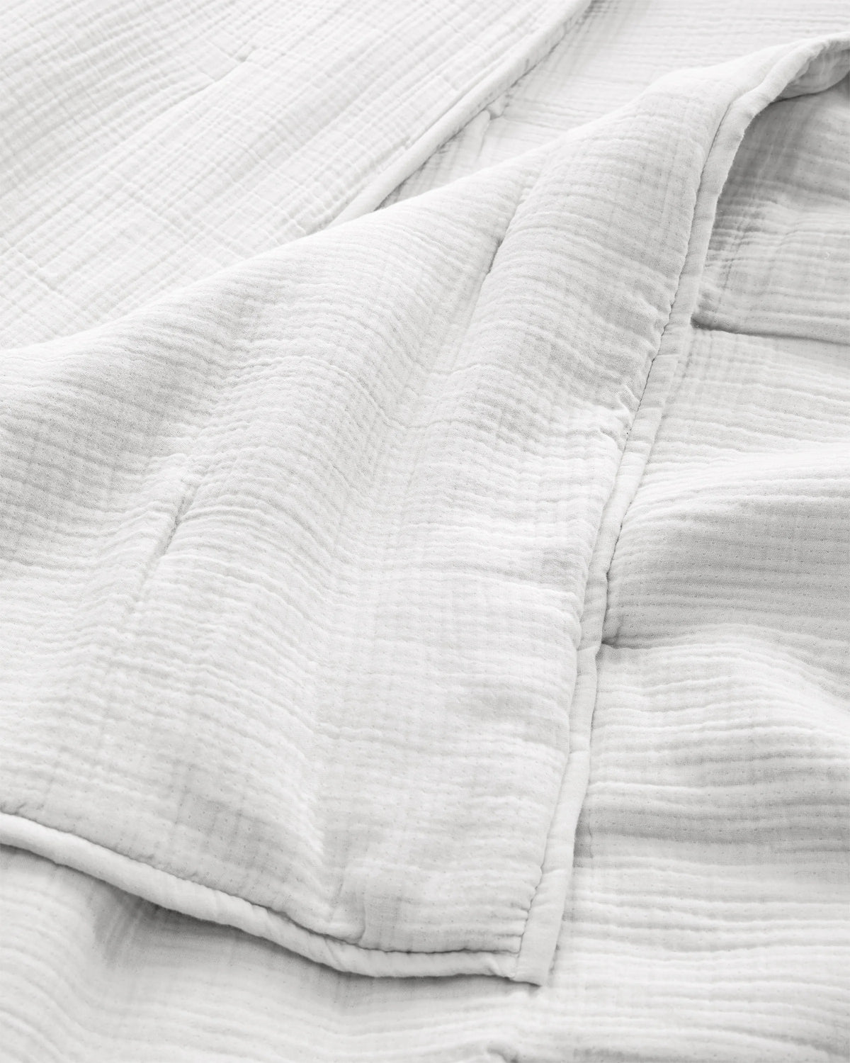 Organic Cotton Gauze Dream Quilt - Twin / Dried Sage
