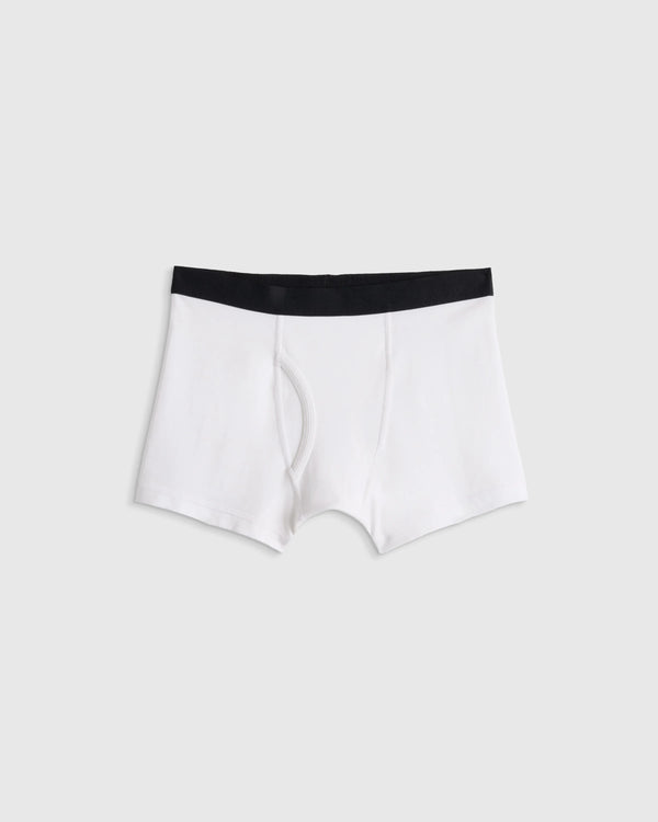 Boys Organic Cotton Boxer Brief 5-Pack - 6 / Solid Neutral Multi Pack