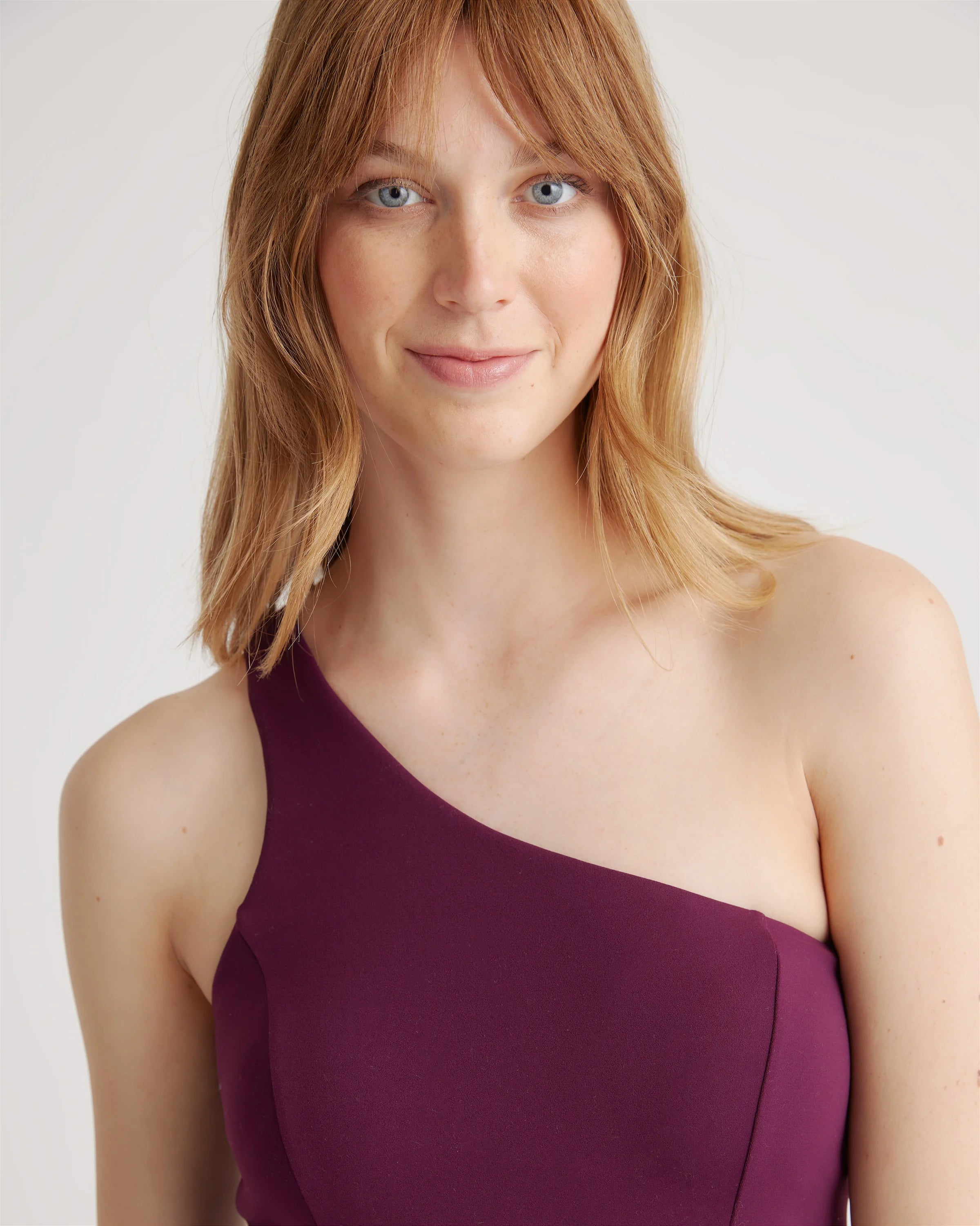 Ultra-Form One-Shoulder Active Dress - XS / Plum Secondary image