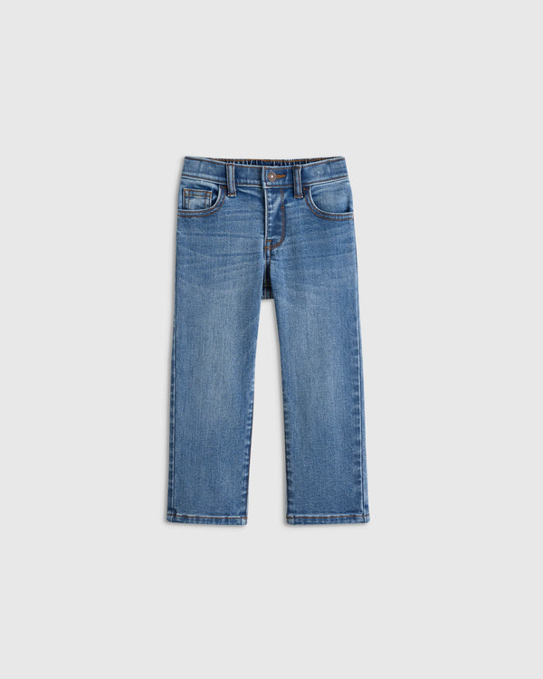 Boys Stretch Straight Jeans - 2T / Dark Wash