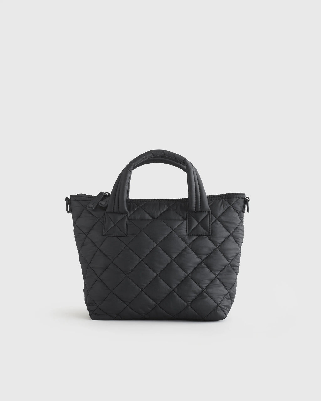 Transit Quilted Small Crossbody Tote - One Size / Taupe Brown