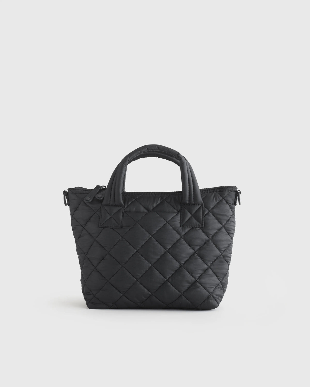 Transit Quilted Small Crossbody Tote - One Size / Taupe Brown