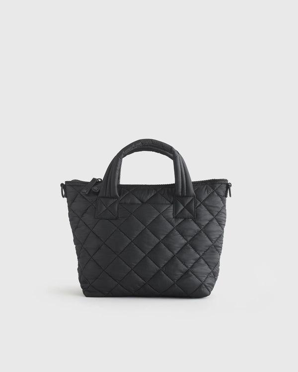 Transit Quilted Small Crossbody Tote - One Size / Taupe Brown