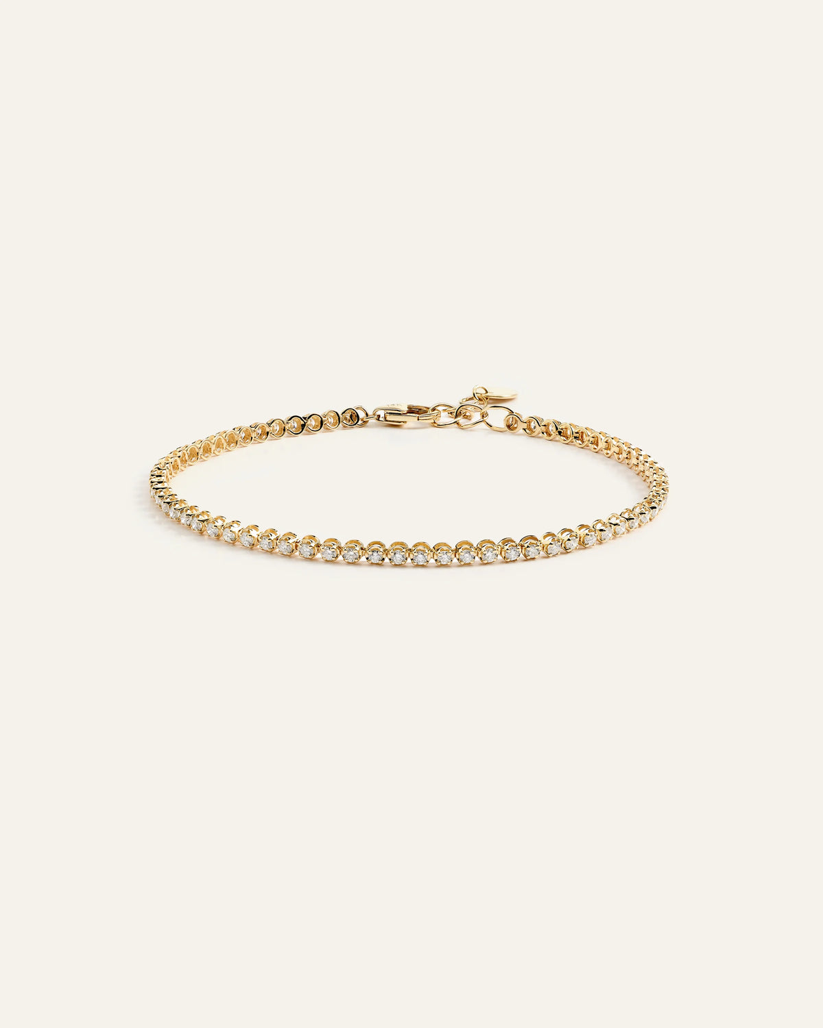 14K Gold Diamond Petite Tennis Bracelet - 1ctw - One Size / Yellow Gold Main image