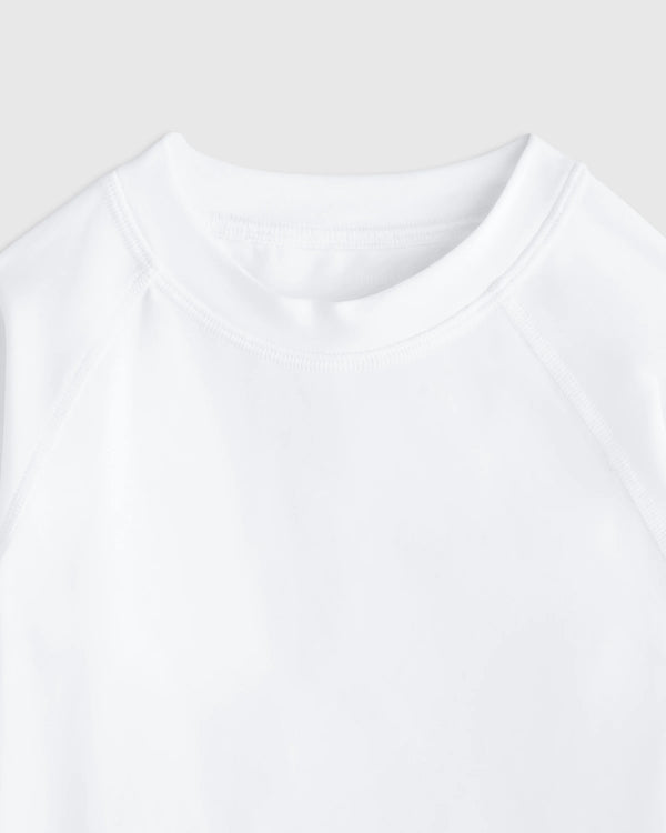 Long Sleeve Raglan Rash Guard - 2T / Island Aqua
