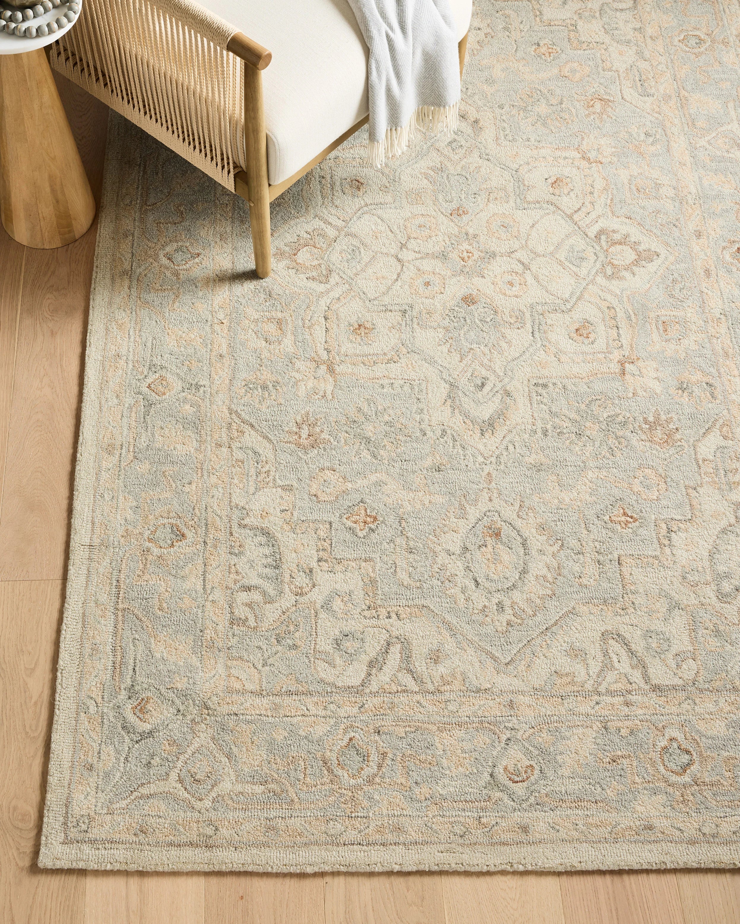 Albany Hand-Tufted Rug - 5' x 8' / Light Blue Secondary image