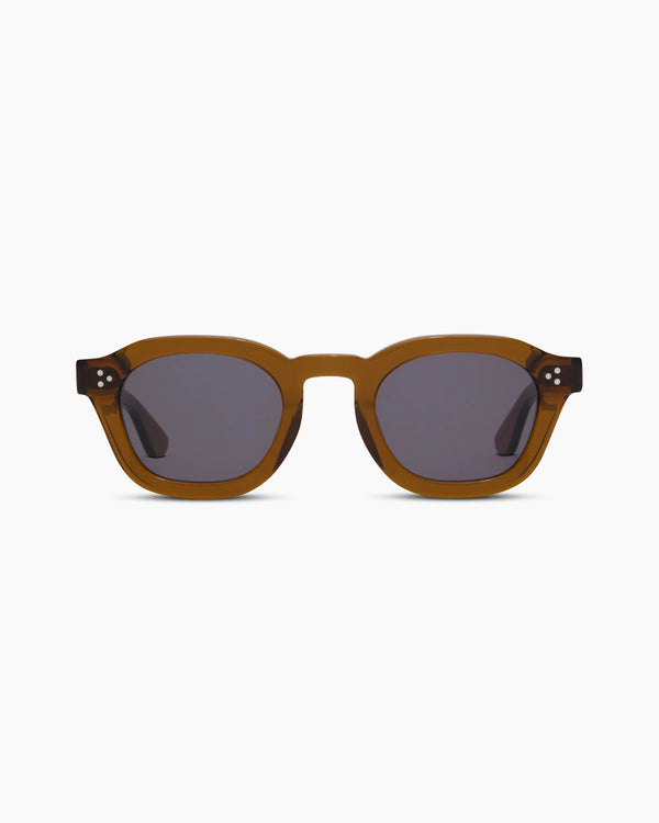 Maldives Polarized Acetate Sunglasses - One Size / Clear Spice with Grey lens
