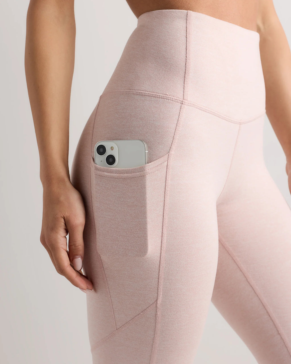 Ultra-Soft High-Rise Pocket Legging - XS / Heather Espresso