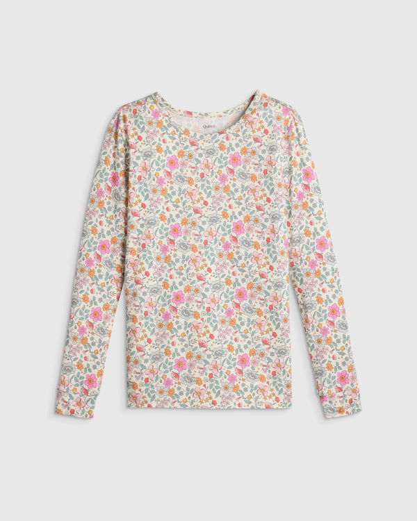 Bamboo Long Sleeve and Pant Pajama Set - 6 / Wildflower Dreams