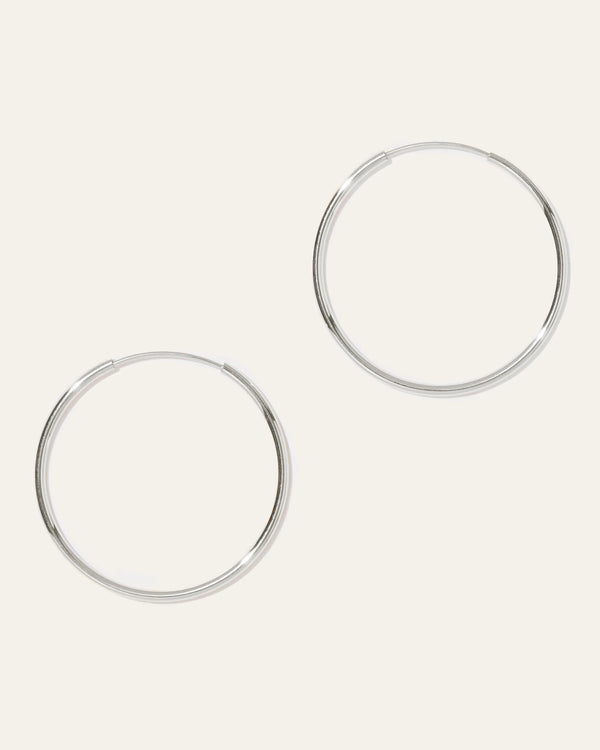 14K Gold Everyday Hoops - One Size / Yellow Gold