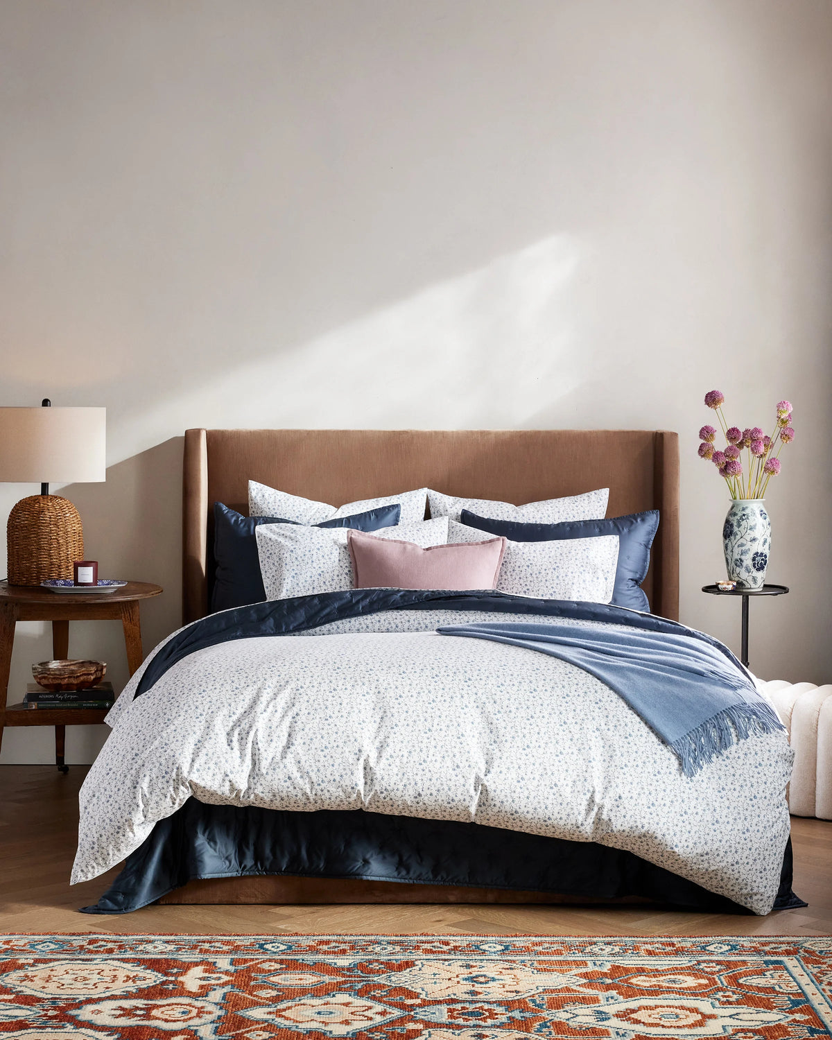 Organic Crisp Percale Deluxe Bedding Bundle - Twin / White