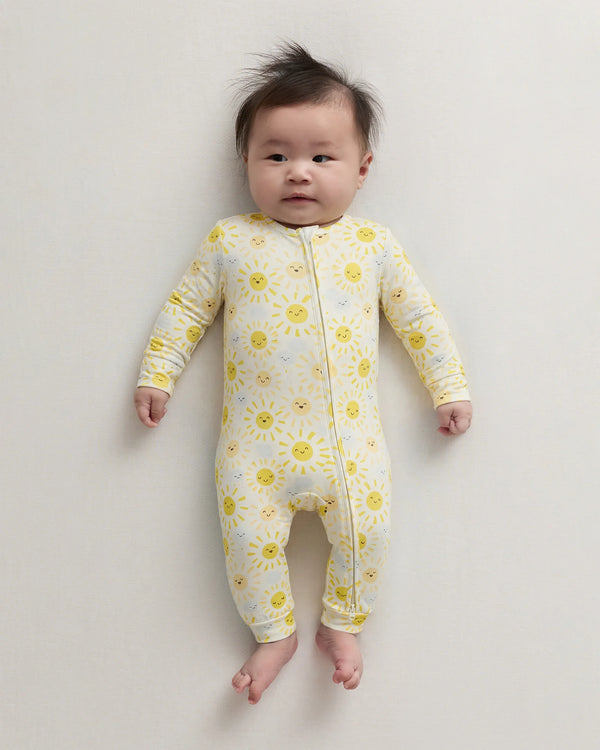Bamboo One Piece Pajama - 0-3M / Wildflower Dreams