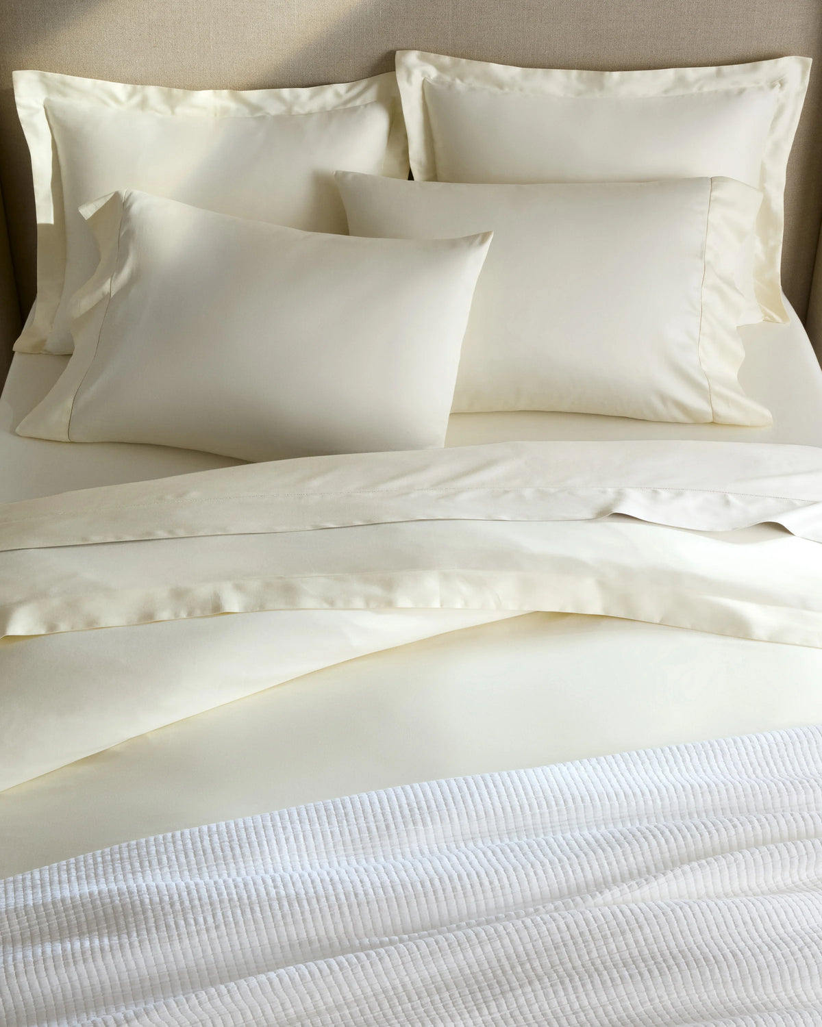 Signature Giza Cotton Sateen Euro Sham - Euro / Mineral