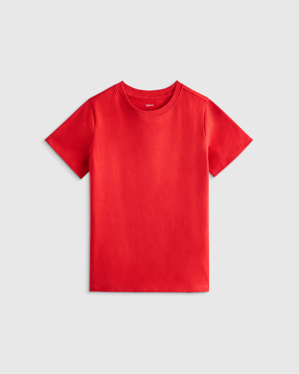 100% Organic Cotton Jersey Short Sleeve Tee - 6 / Dino Sketch