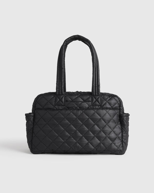 Transit Quilted Duffle Bag - One Size / Taupe Brown