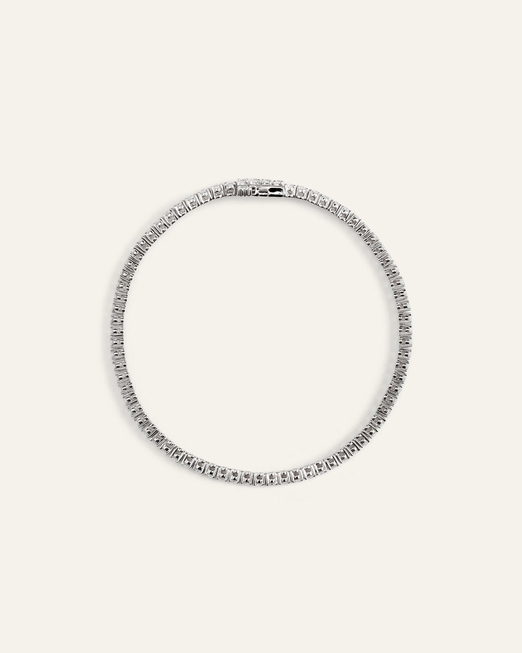 14K Gold Lab Grown Diamond Tennis Bracelet - 3ctw - 6.5" / Yellow Gold