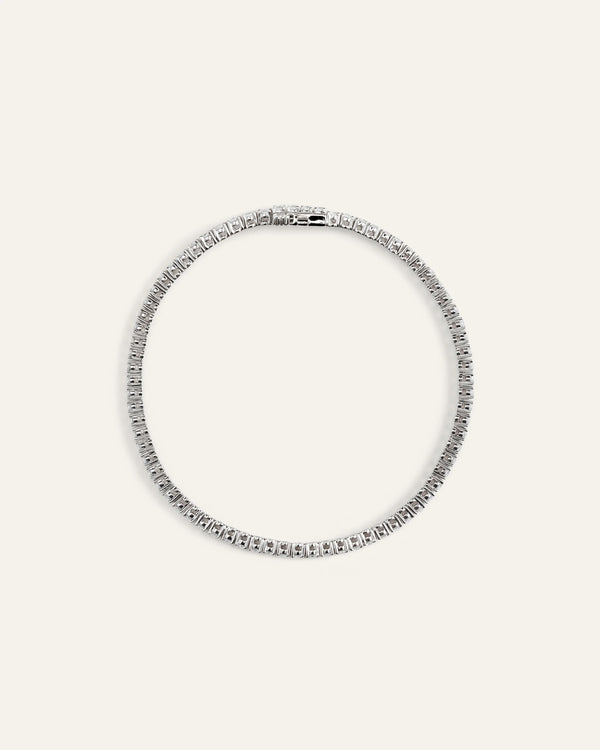 14K Gold Lab Grown Diamond Tennis Bracelet - 3ctw - 6.5" / Yellow Gold