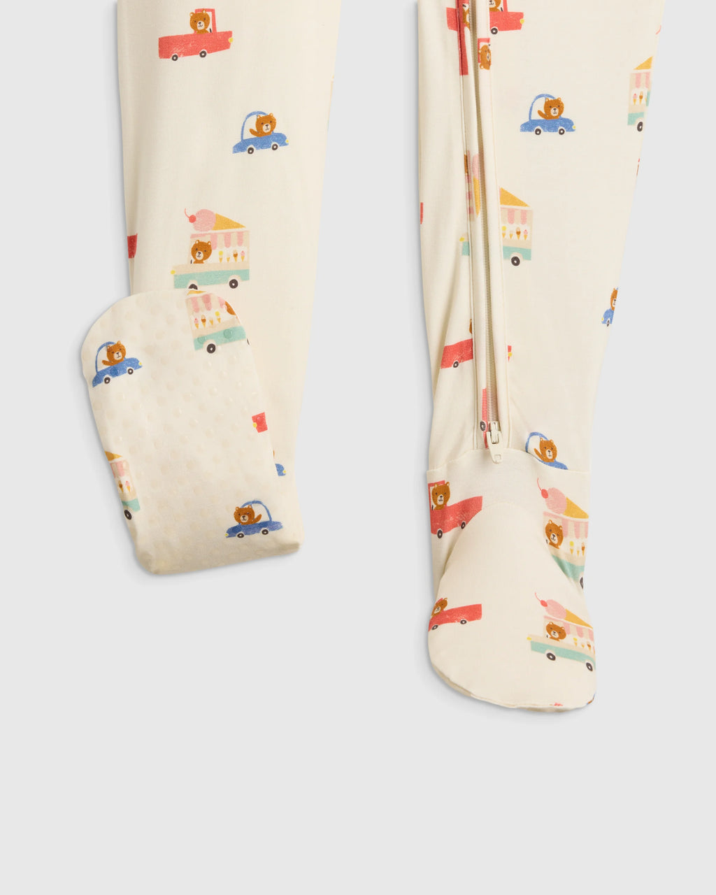Bamboo Footie Pajama - 2T / Ice Cream Bears