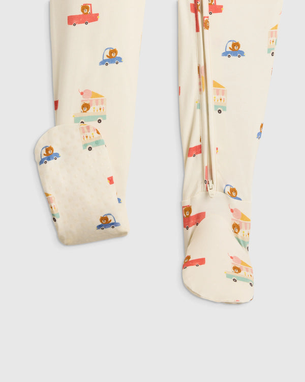 Bamboo Footie Pajama - 2T / Ice Cream Bears