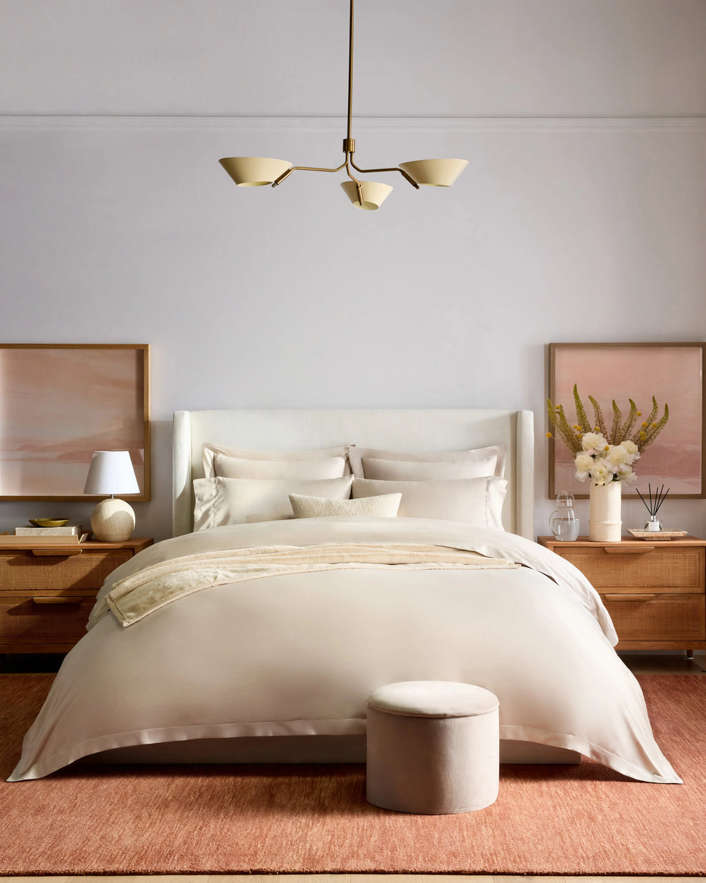 Signature Giza Cotton Sateen Deluxe Bedding Bundle - Twin / Dried Sage