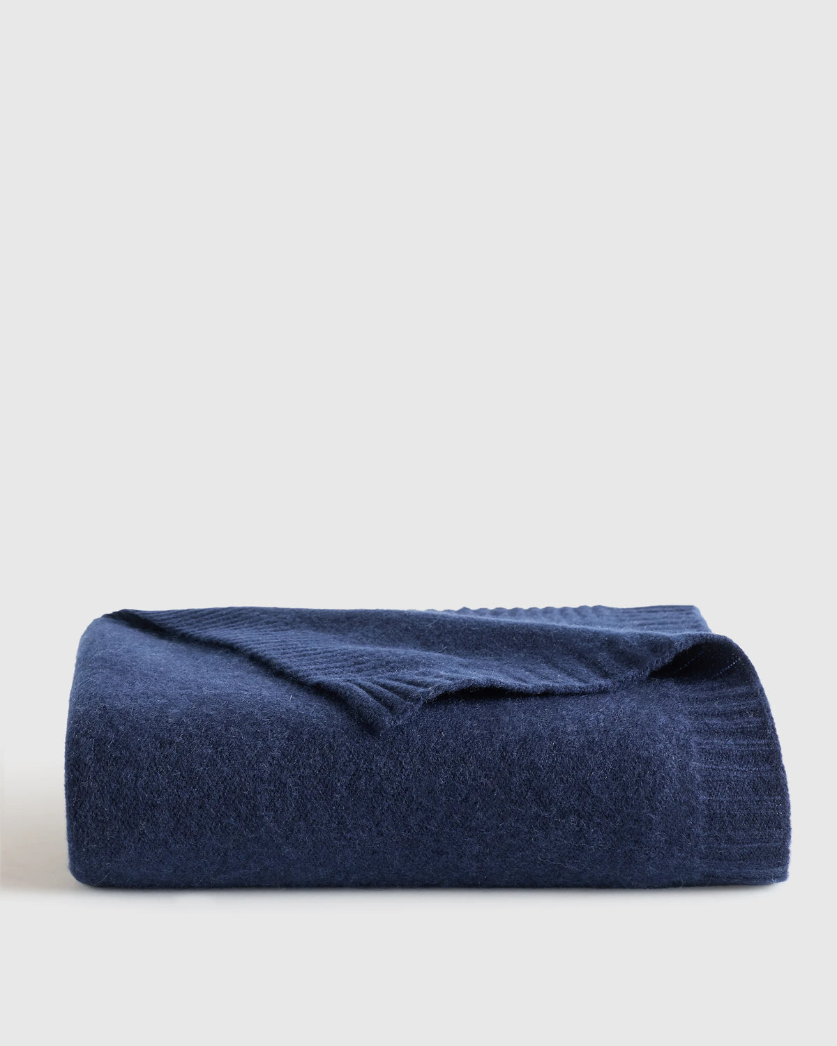 Mongolian Cashmere Luxe Knit Baby Blanket - One Size / True Navy Main image