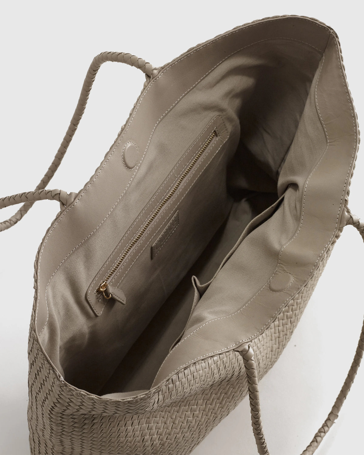 Siena Handwoven Tote - One Size / Taupe