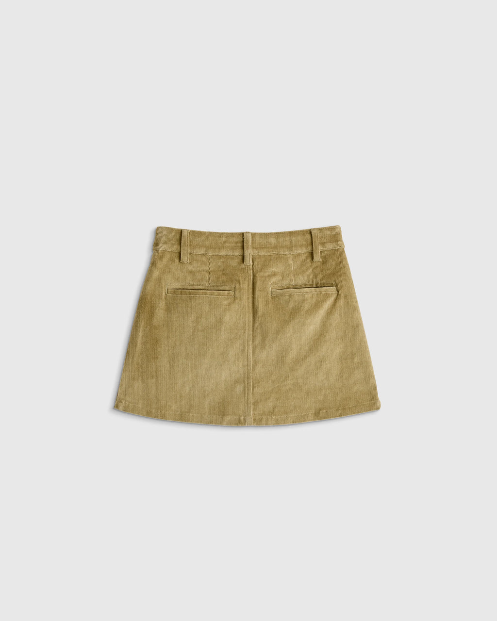 Organic Cotton Stretch Corduroy Skirt - 4T / Dried Herb